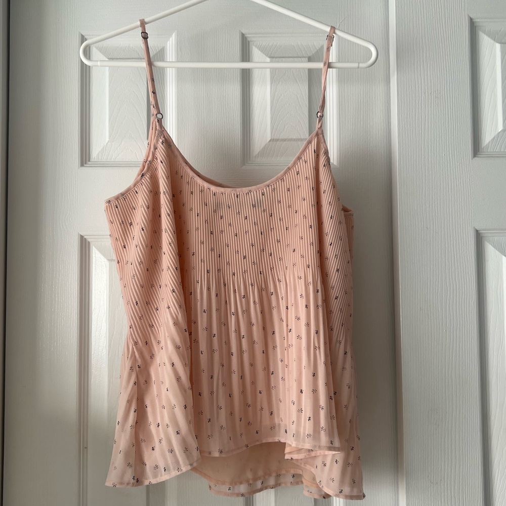 Abercrombie & Fitch Pink Spaghetti Strap Blouse - Picture 3 of 4